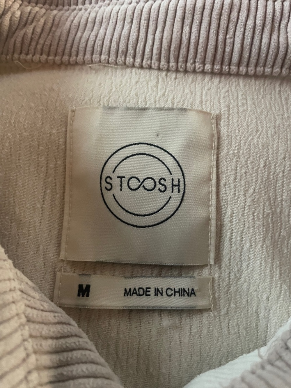 Stoosh Light Taupe & Cream Corduroy Jacket - Picture 2 of 13